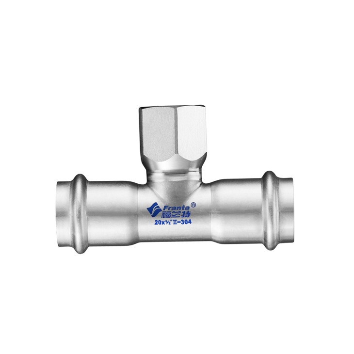 Rozsdamentes acél V női menetes póló idom